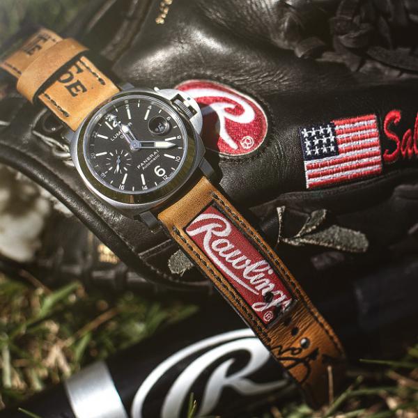 Handcrafted Nike Baseball Glove Watch Strap 
